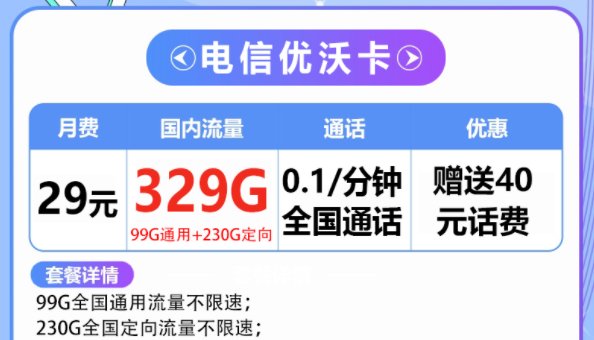 流量多又劃算的流量卡套餐介紹 19元90G29元300G大流量不限速手機上網卡