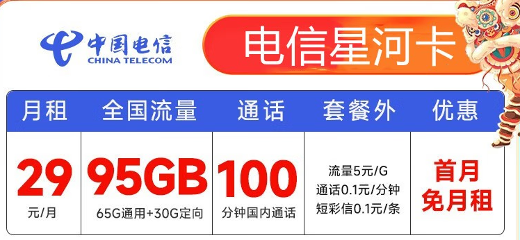 電信29元套餐流量卡那款好用？2022年最新電信29元套餐流量卡詳介