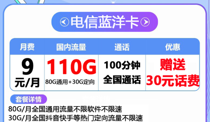 用流量辦什么卡好？優(yōu)惠力度大的流量卡套餐電信上網(wǎng)卡4G5G全國通用