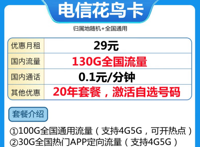 手機(jī)卡注銷后話費(fèi)怎么退呀？電信長期套餐20年29元100G通用+30G定向